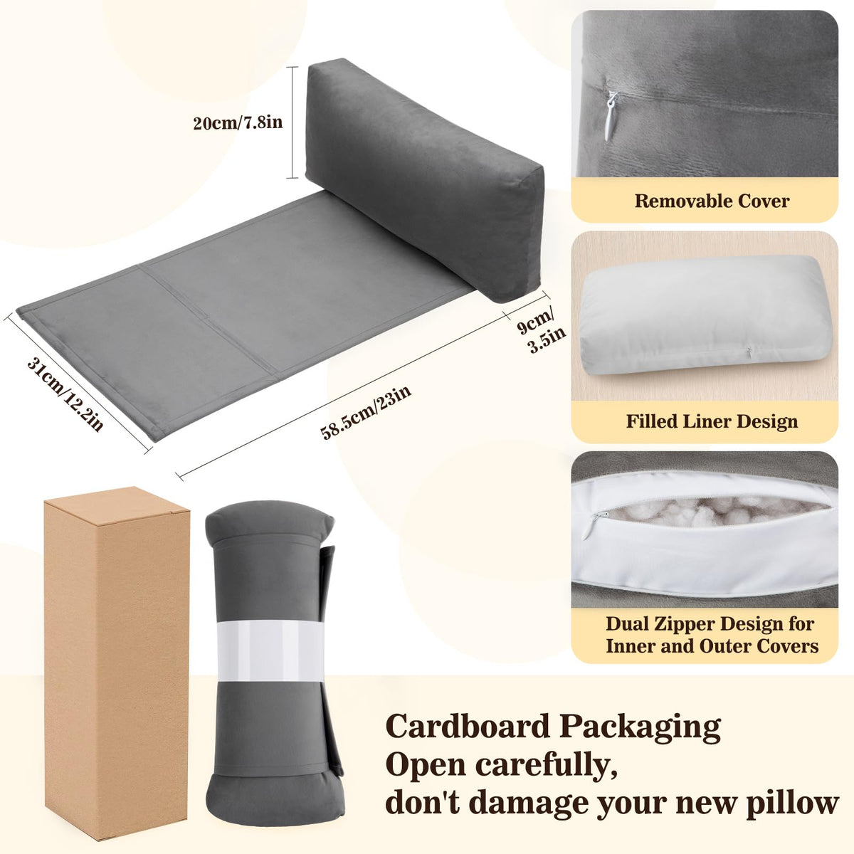 AHUAWA plush velvet texture adds luxury while staying breathable