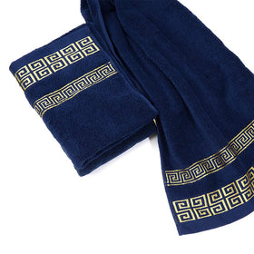 AHXHWKA bath towel embroidered soft and highly absorbent for daily use.