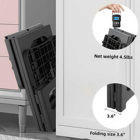 Ahxuvan 2-step stool in kitchen uses upper cabinets reach.