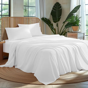 AiAngu 1000TC Egyptian cotton texture close-up for silky sleep comfort.