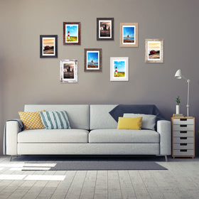 Aibala 5x7 frames grouped on a wall for a curated gallery look
