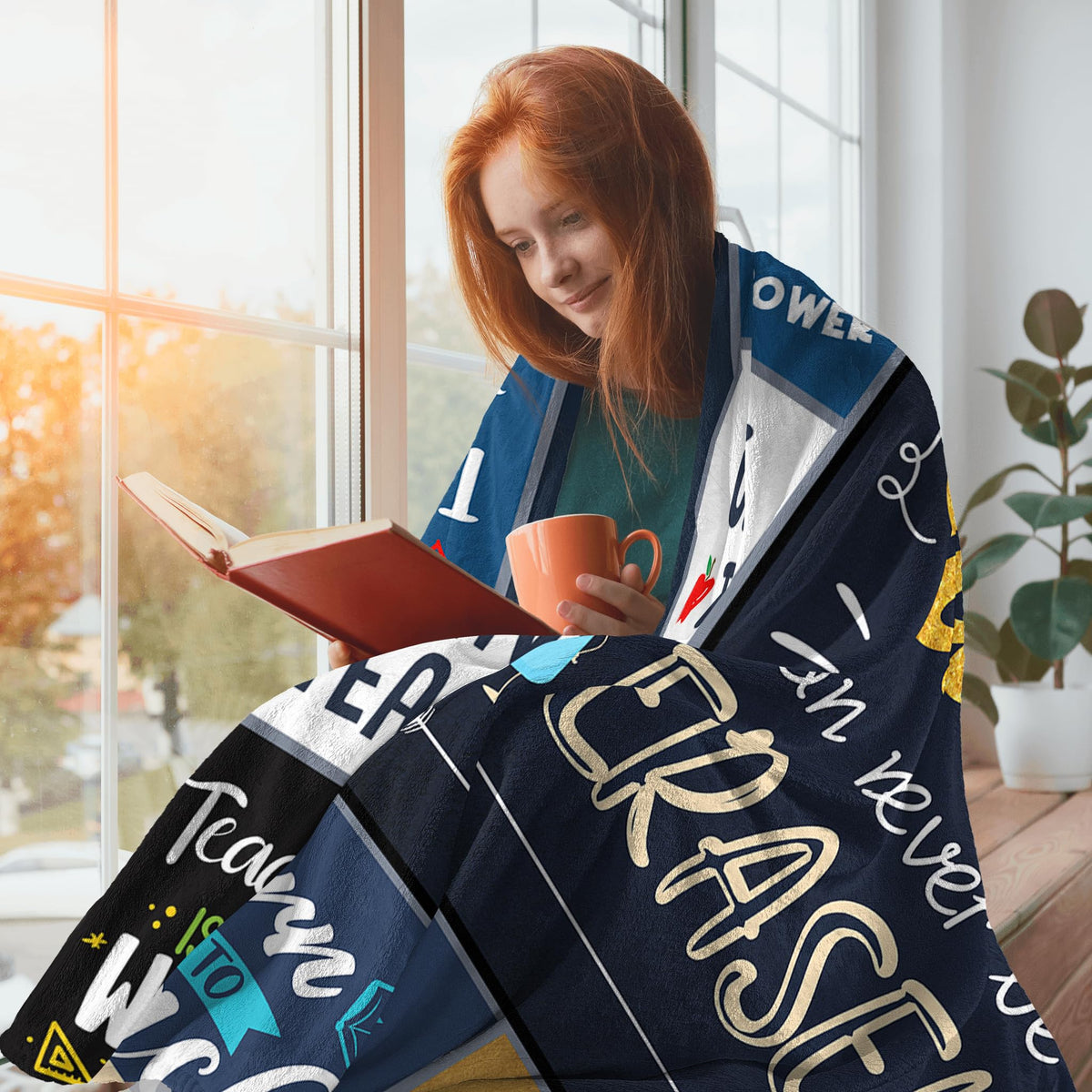 AICLIV plush blanket suited for sofa, bed, or car.