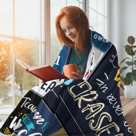 AICLIV plush blanket suited for sofa, bed, or car.
