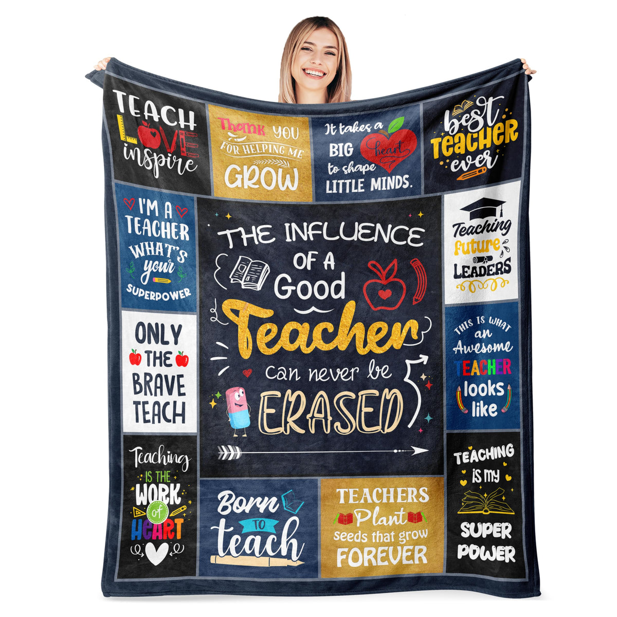 AICLIV blanket with warm embrace for teachers on classroom breaks.