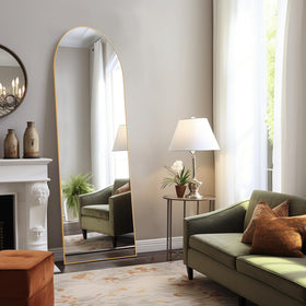 Aidoly Arched Mirror securely packaged and gift-ready for safe delivery.