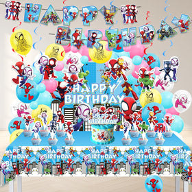 AIEWEV hero backdrop featuring city skyline for vibrant party photo focal point.