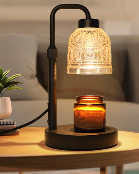 AIFEI Candle Warmer Lamp top view showing safe flameless fragrance for pet-friendly homes