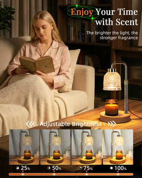 AIFEI two bulbs included provide ready to use fragrance warmth without smoke