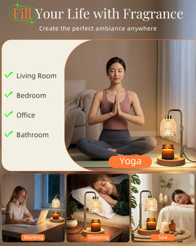 AIFEI candle warmer supports a variety of jar sizes and heights