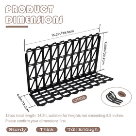 Aifong 30 ties included for secure reinforcement during setup.
