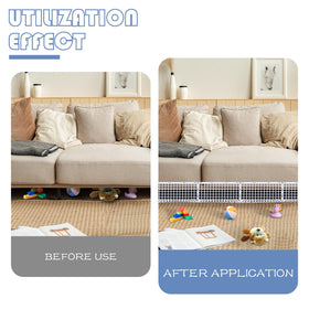 Aifong blocker with zip ties bundled for reinforced installation.