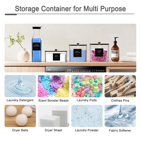 AIKAMI waterproof labels pack ready for organizing laundry supplies