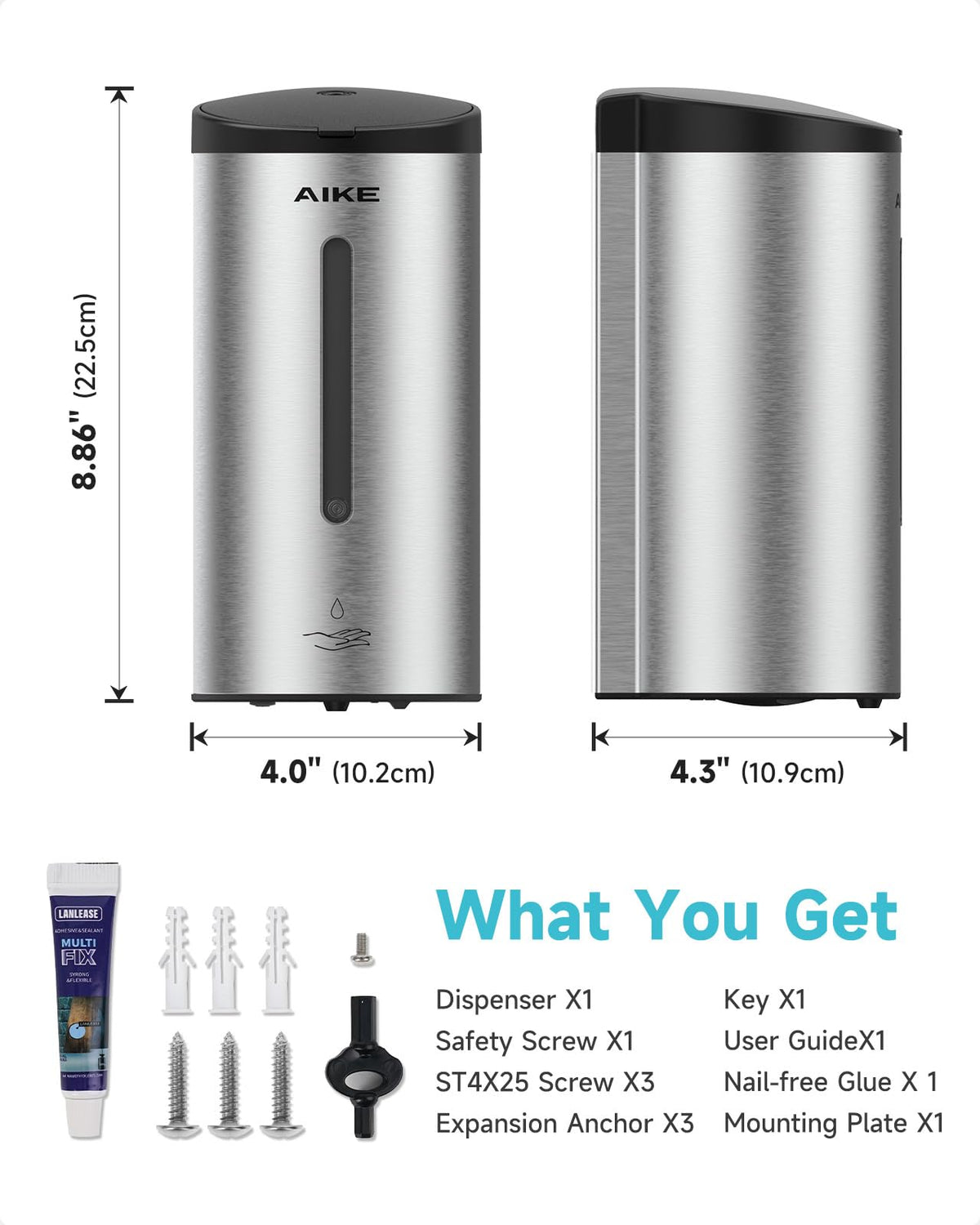 AIKE AK1205 suitable for commercial use in busy spaces.
