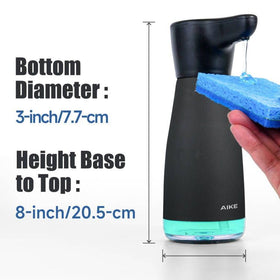 AIKE AK1337 nozzle and controls illustrate precise 5-level soap output for various tasks.