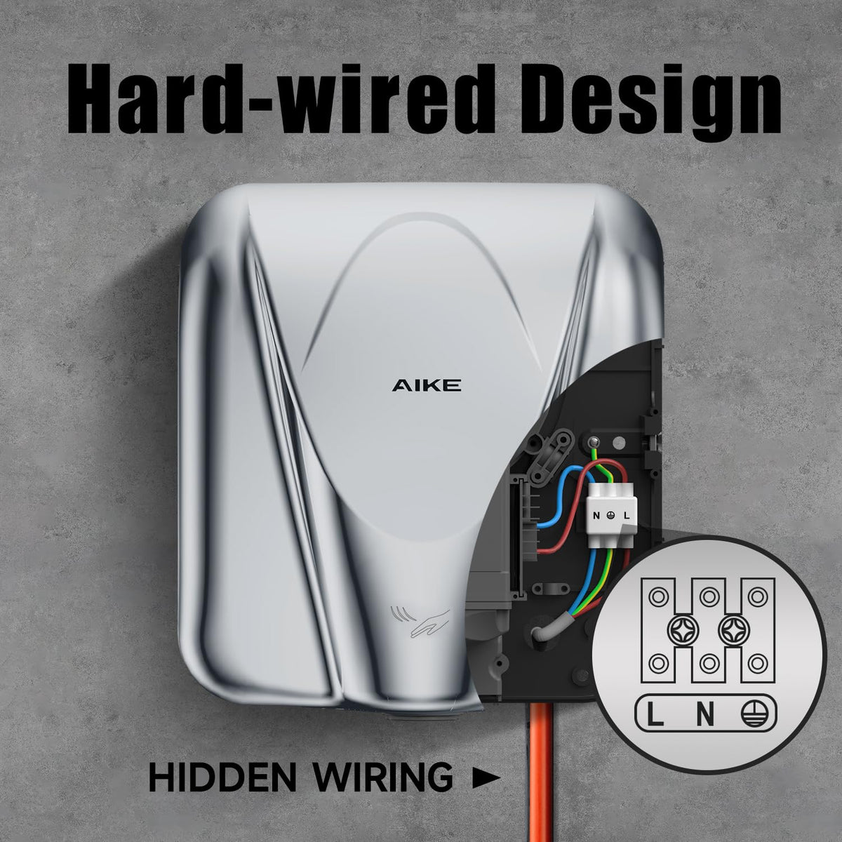 AIKE Elephant Power 55-inch cord and plug ready.