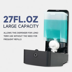 AIKE dispenser showing safety lock to deter unauthorized access