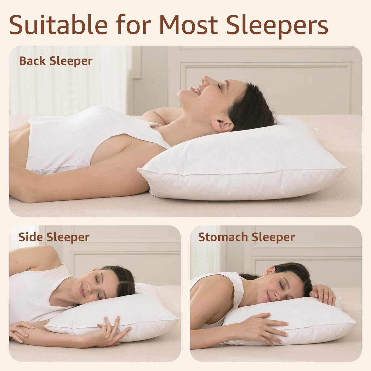 AIKOFUL exquisite stitching detail ensures long-lasting fill stability