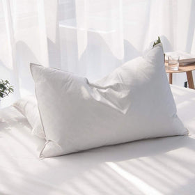 AIKOFUL luxury feather down pillow in standard 20x26 with plush, hotel-grade comfort