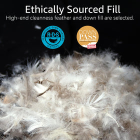 AIKOFUL organic cotton cover provides soft, skin-friendly texture and breathability.