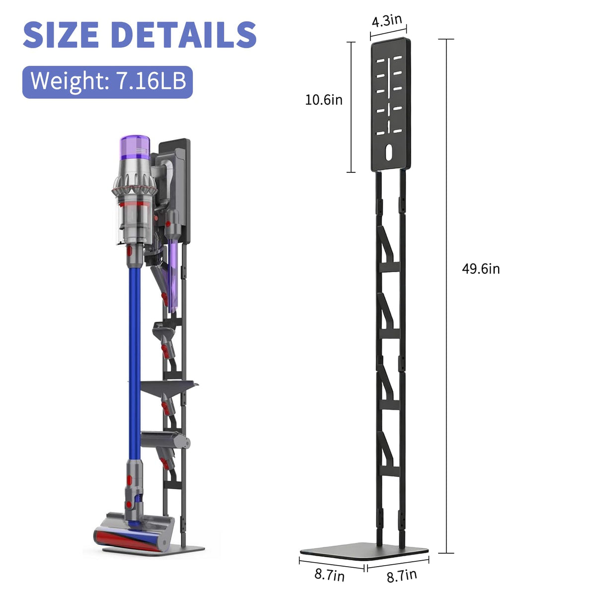 AIKOLZON vacuum stand base and stability for safe, spill-free placement