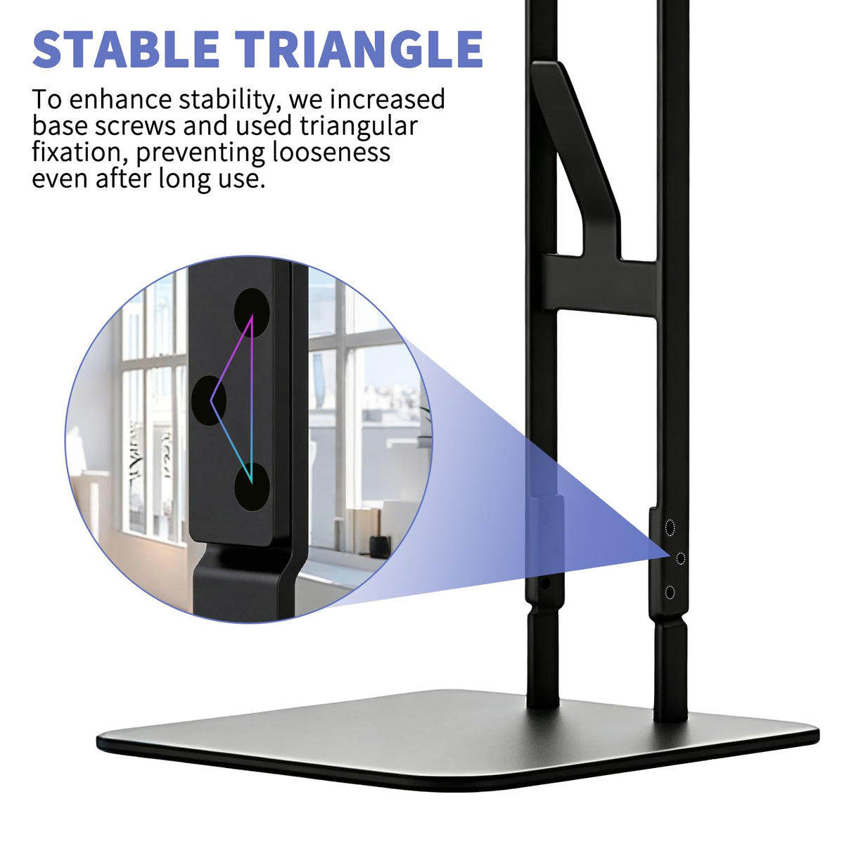 AIKOLZON vacuum stand top plate adjustment for flexible charging dock fit