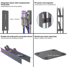 AIKOLZON vacuum stand universally fits Dyson handheld models for future upgrades.