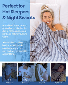 Ailemei Direct cooling blanket with a pet-friendly setup