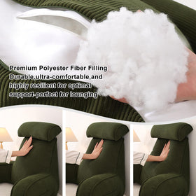 Ailuteie reading pillow is ideal for reading, watching TV, gaming, or studying in bed.