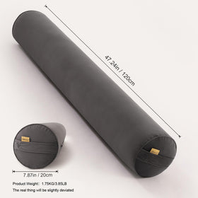 Ailuteie full-body pillow aiding side sleepers with ergonomic alignment.