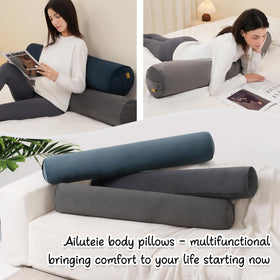 Ailuteie hidden zipper removable cover pillow for easy cleaning.
