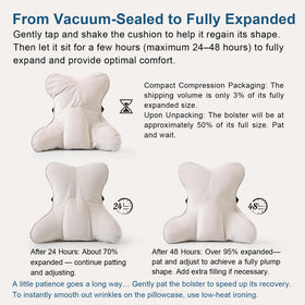 Ailuteie detachable cover on the lumbar pillow is machine washable