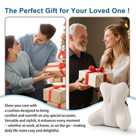 Ailuteie Lumbar Support Pillow interior uses silk wool and foam to maintain shape