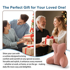 Ailuteie lumbar pillow foam-fill offers lasting shape