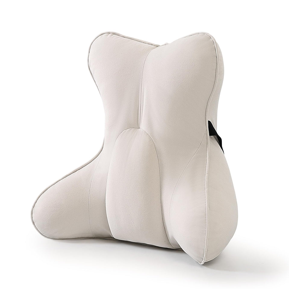 Ailuteie Lumbar Support Pillow with velvet cover delivers soft back comfort for daily use