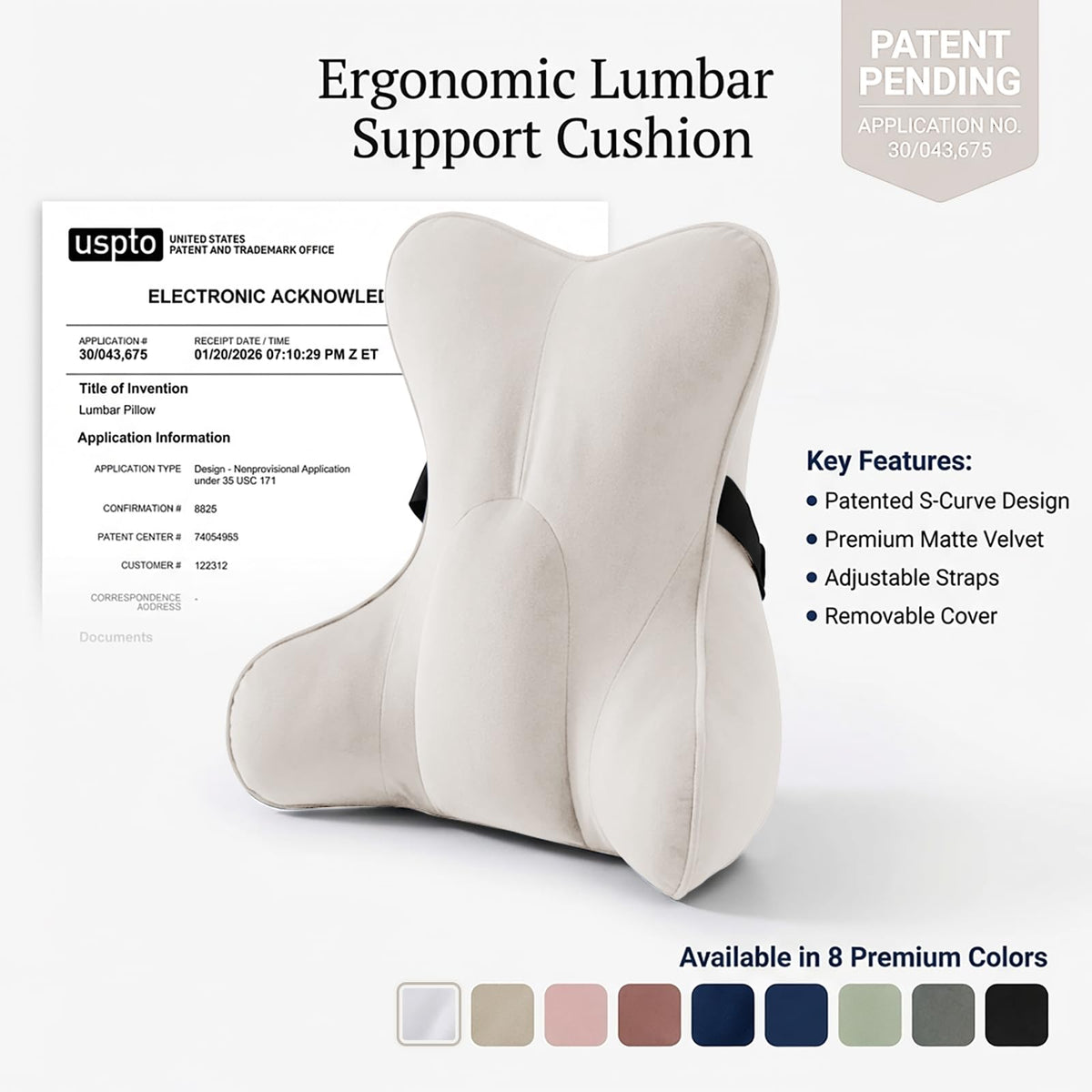 Ailuteie pillow ships vacuum-packed and recovers in 24–48 hours