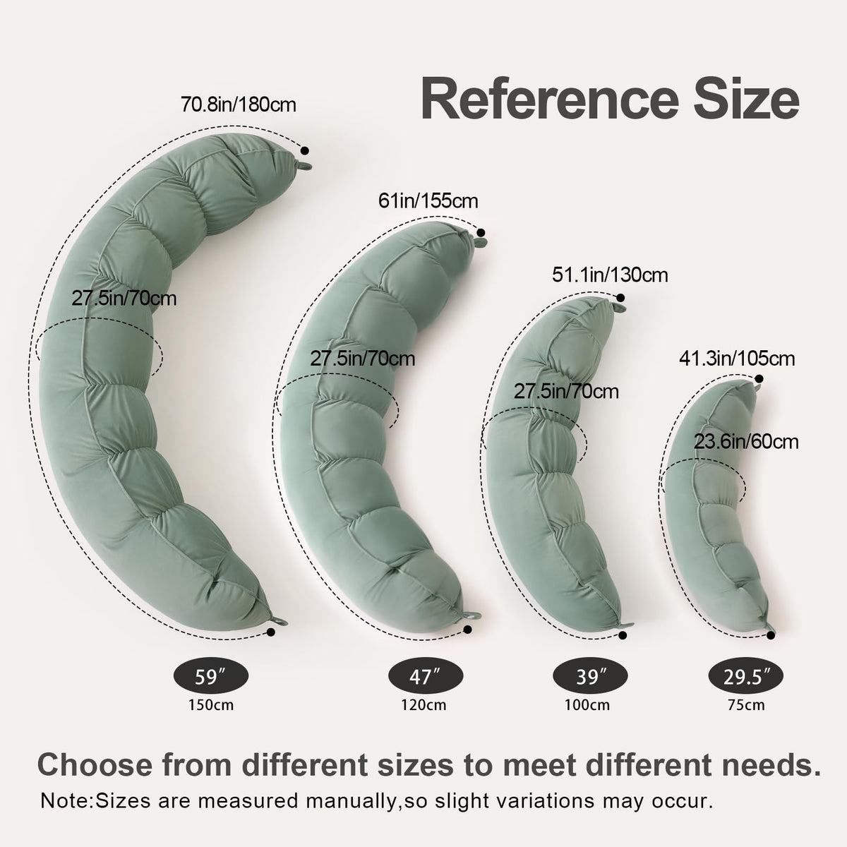 Ailuteie Peallow fabric detail shows high-density polyester for firm comfort.