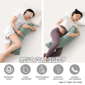Ailuteie Peallow ideal for back, side, or stomach sleepers for versatile comfort.