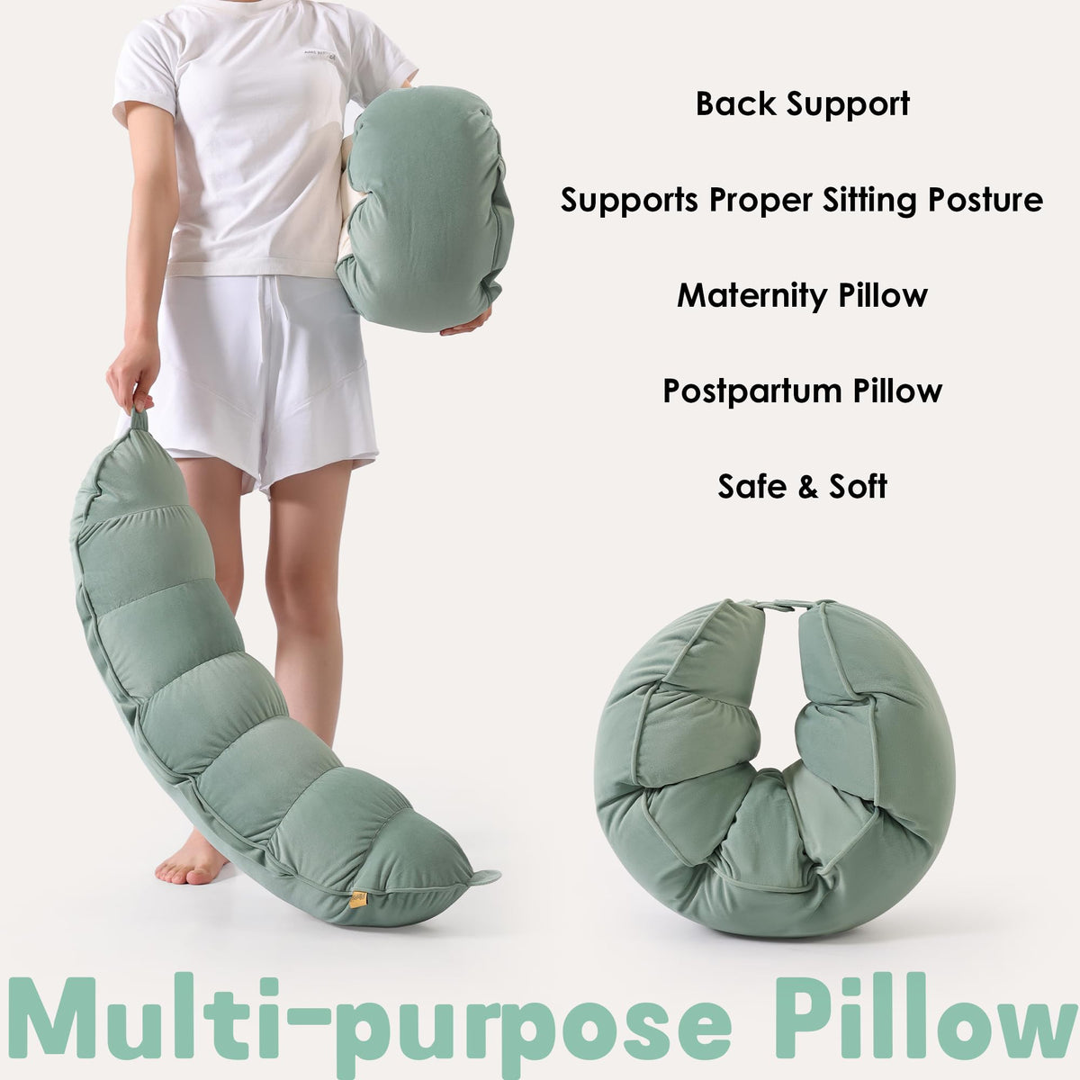 Ailuteie Peallow machine-washable cover for effortless cleaning.