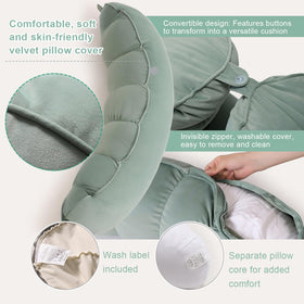 Ailuteie Peallow multiuse decor pillow suitable for cozy spaces.
