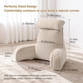 Ailuteie reading pillow arm support for hands-free lounging