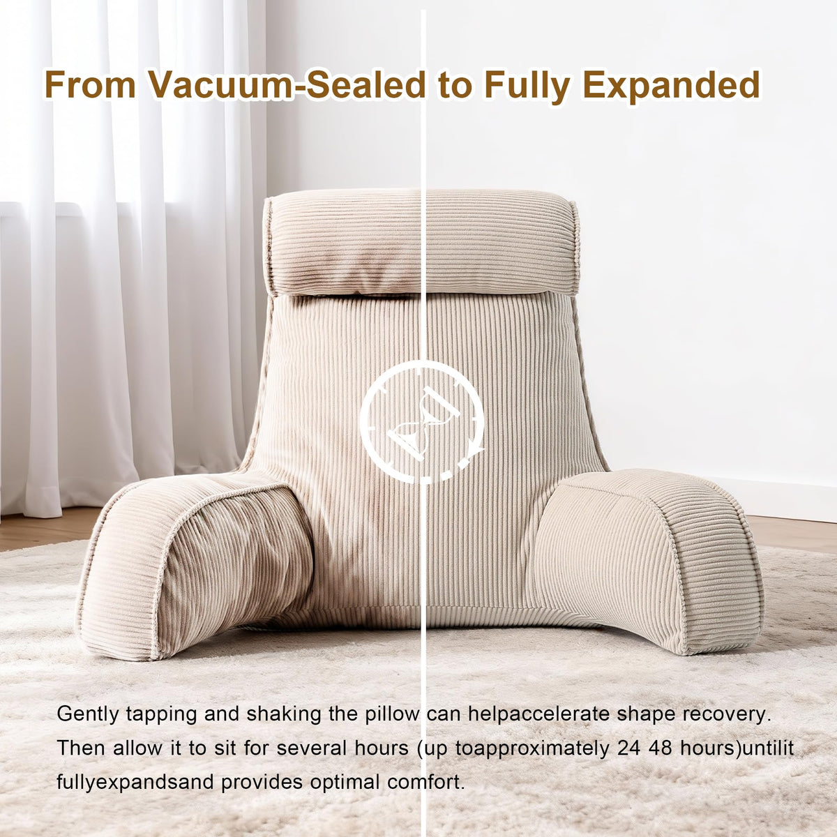 Ailuteie reading pillow vacuum-packed shipping expands within 24 hours