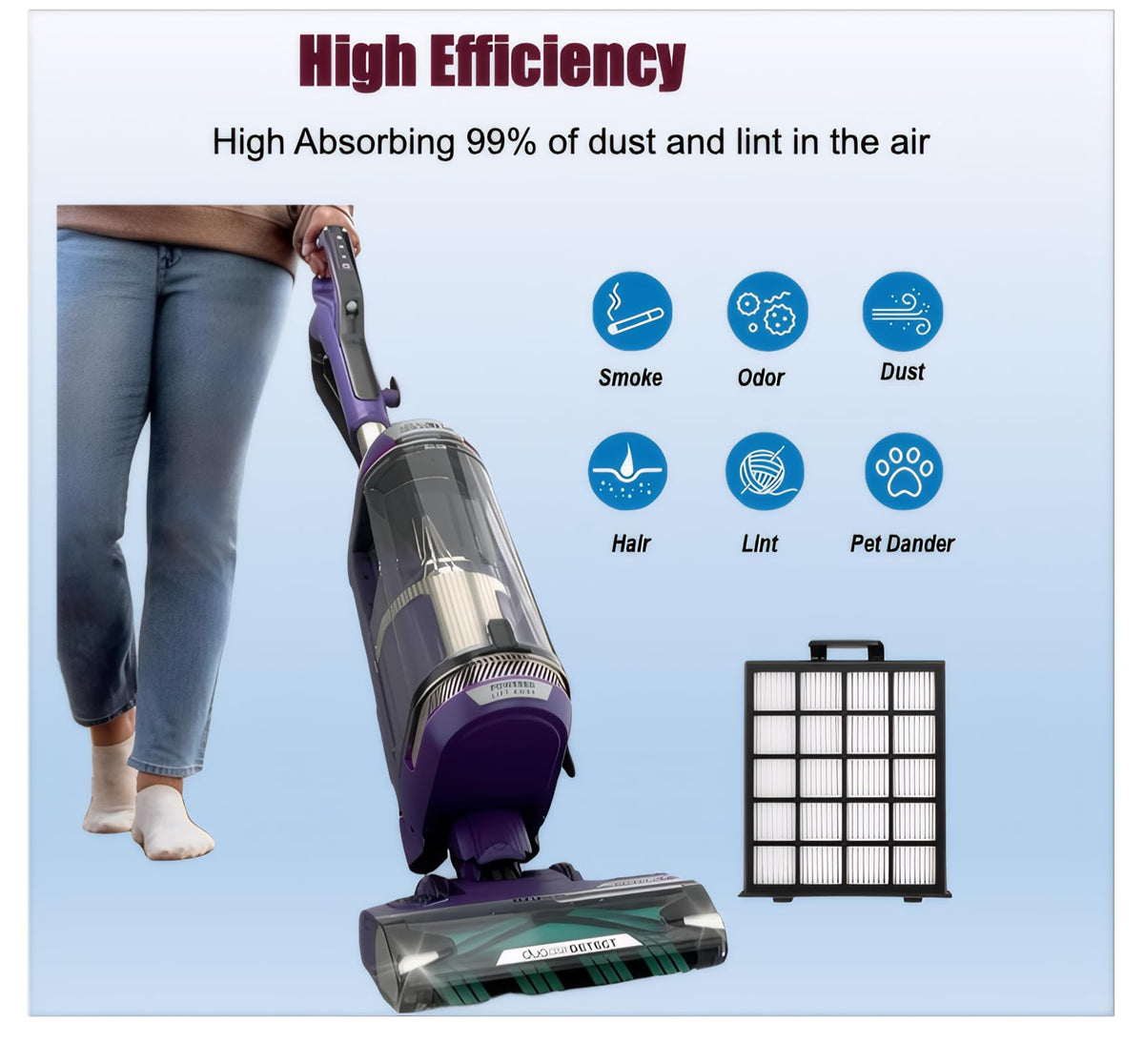 Aimery AZ4002 cleaning brush aids quick maintenance of filters and parts