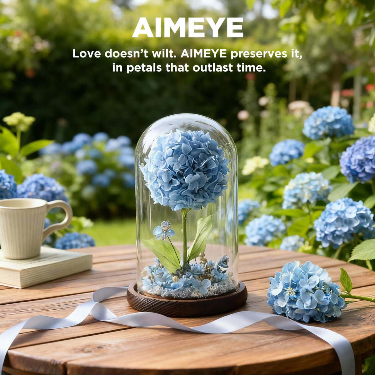 AIMEYE long-lasting preserved flowers provide enduring beauty for home or office