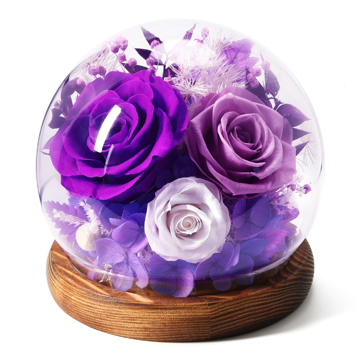 AIMEYE forever rose under glass dome as a lasting Mother's Day centerpiece.