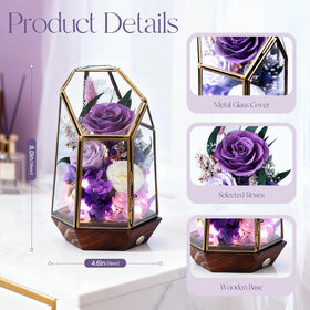 Pink AIMEYE preserved rose adds romantic color to gifting moments.