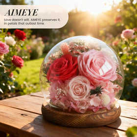Aimeye romantic rose gift for mom, a keepsake that expresses lasting appreciation.