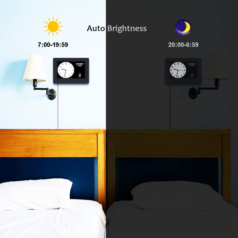AINFTIME DST Clock offers 12 alarms for medications, meals, and appointments