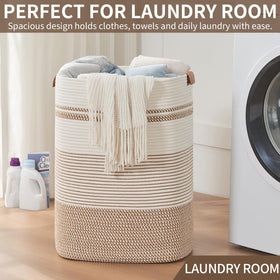 AINUOQI bedroom storage basket helps keep clothes and textiles neatly arranged