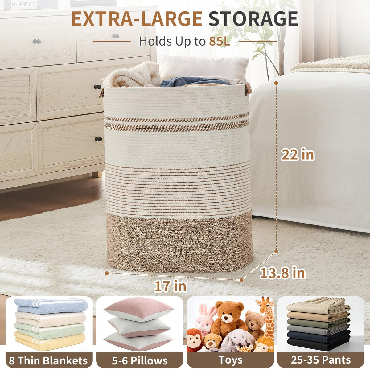 AINUOQI blanket basket weave: elegant woven texture enhances living spaces.