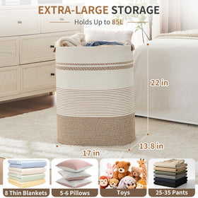 AINUOQI blanket basket weave: elegant woven texture enhances living spaces.